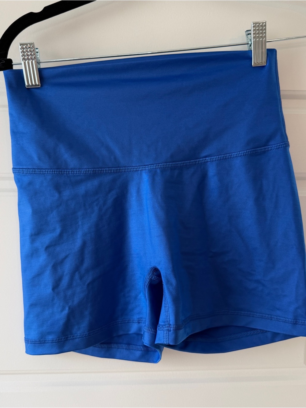 Offline by aerie High-Waist Active Shorts - shine Blue